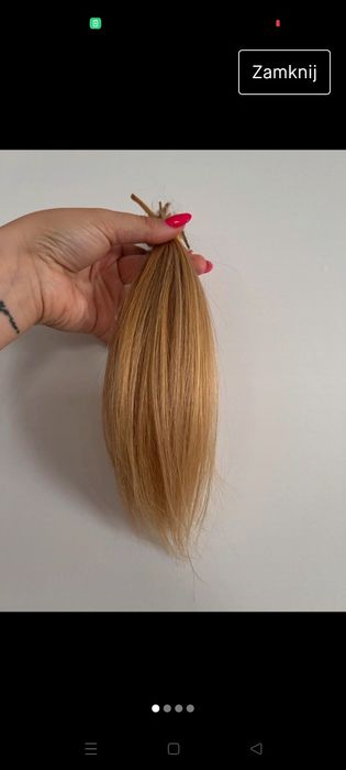 Włosy słowiańskie 89pasemek/ 30g