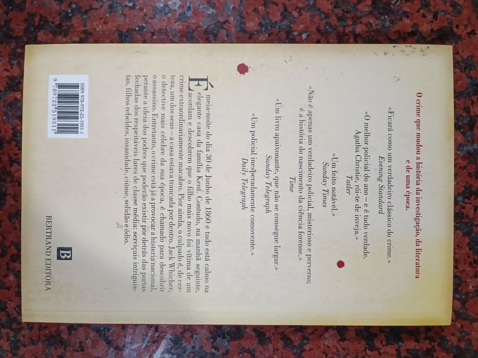 As Suspeitas do Senhor Whicher - de Kate Summerscale - NOVO