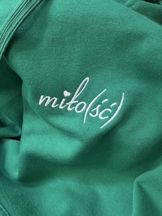 Bluza Miłosc zielona z kapturem