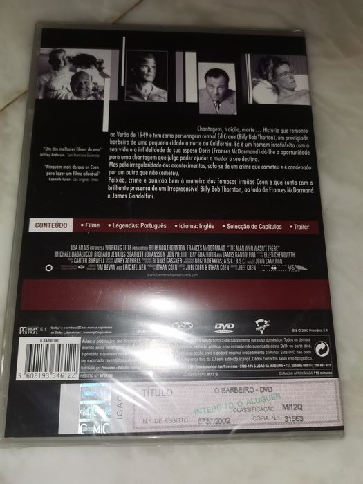 DVD O Barbeiro novo