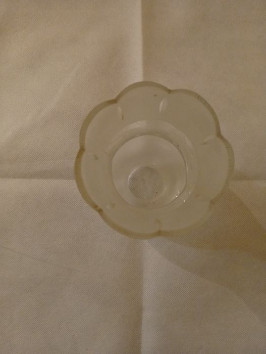 Tulipa de vidro para candeeiro