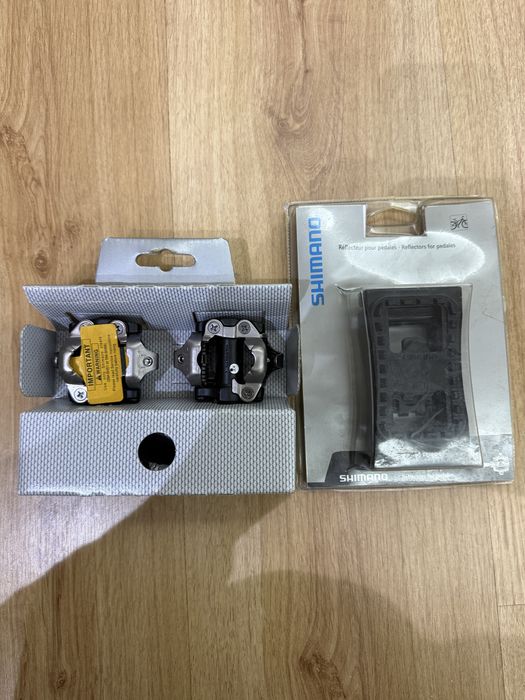 Pedais de encaixe shimano M520 spd novo