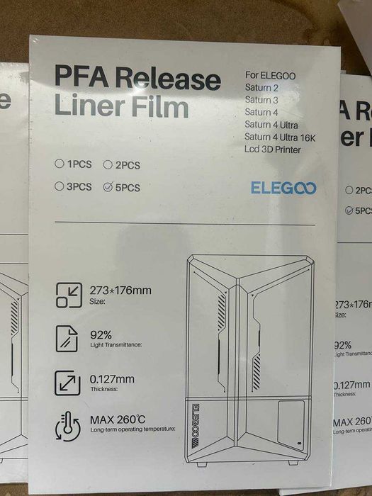 PFA-пленка ELEGOO Saturn 2,3,4 (Ultra 16K)+LCD Mono Panel 4 ultra 16K