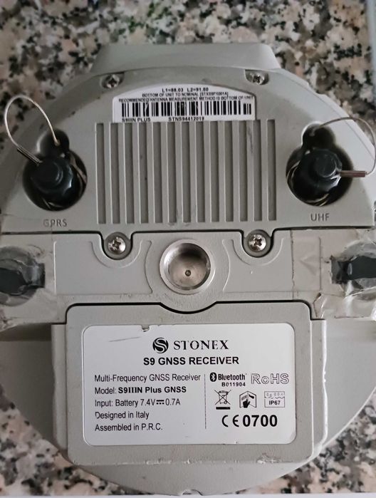 GPS RTK GNSS Stonex S9 Completo – Kit Topografia com Antena e Controladora