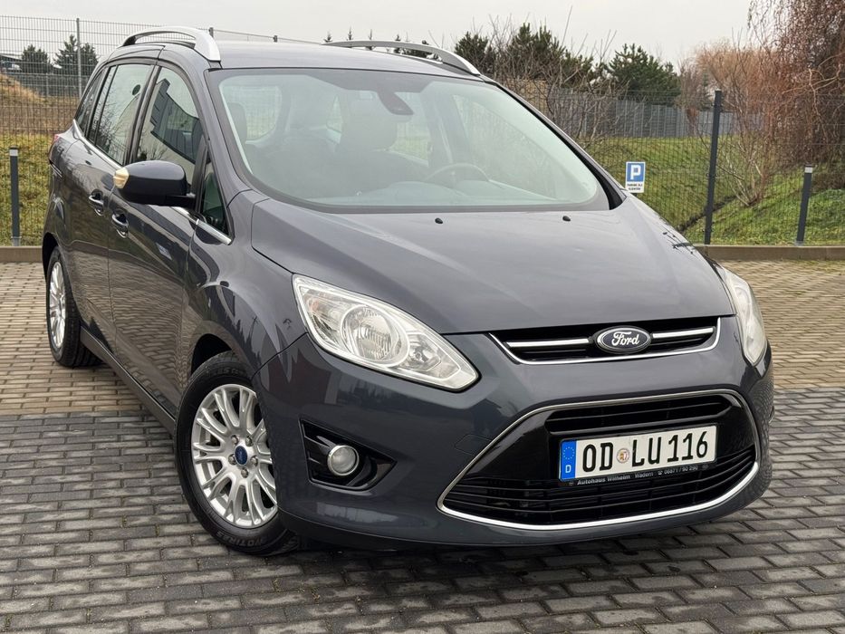 Ford Grand C-MAX 1.6 TDCI + TITANIUM + Klimatronik + Czujniki Parkowania + Z Niemiec +