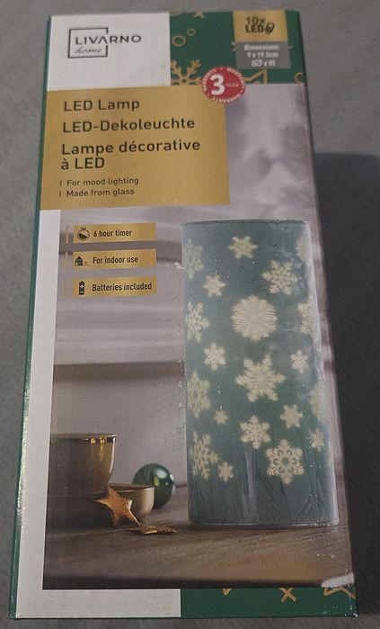 Lampka led swiąteczna