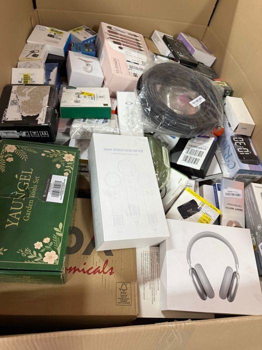 Paczka zwrotów konsumenckich, Box, Mix produktów z Amazon. Mystery box