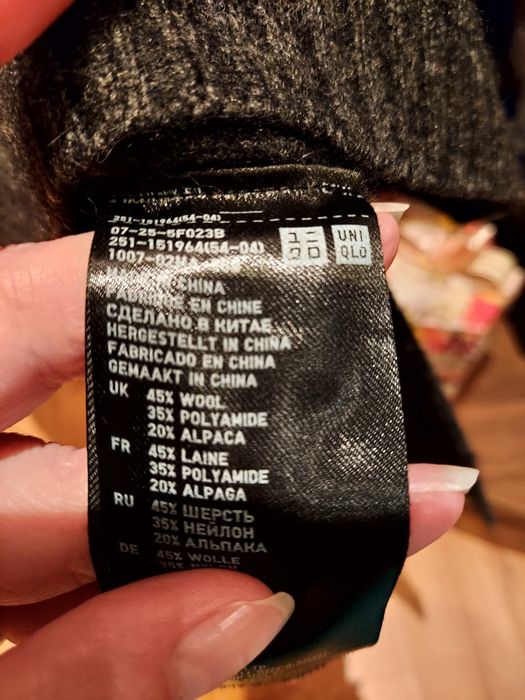Светр жіночий UNI QLO вовна, альпака