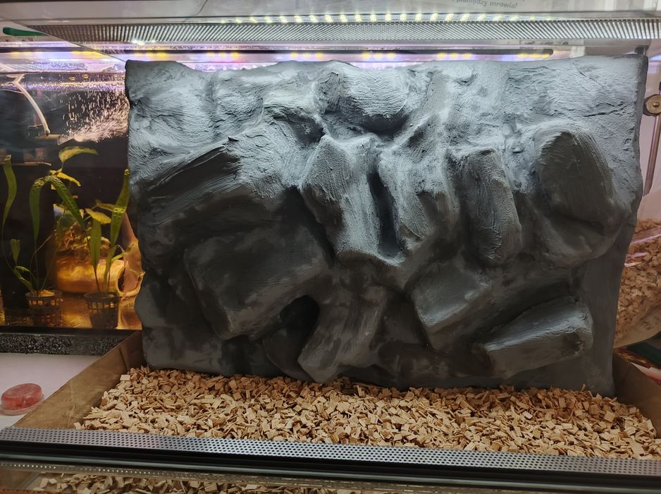 Terrarium nowe ze ścianką