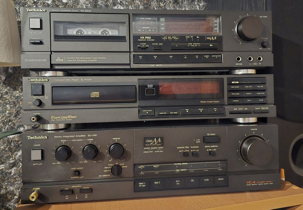 Technics Rs-B605, SL-P212A, SU-V60