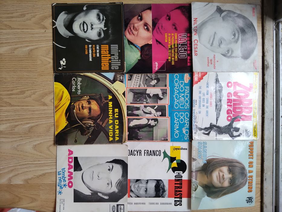 58 Discos vinil antigos por 50€
