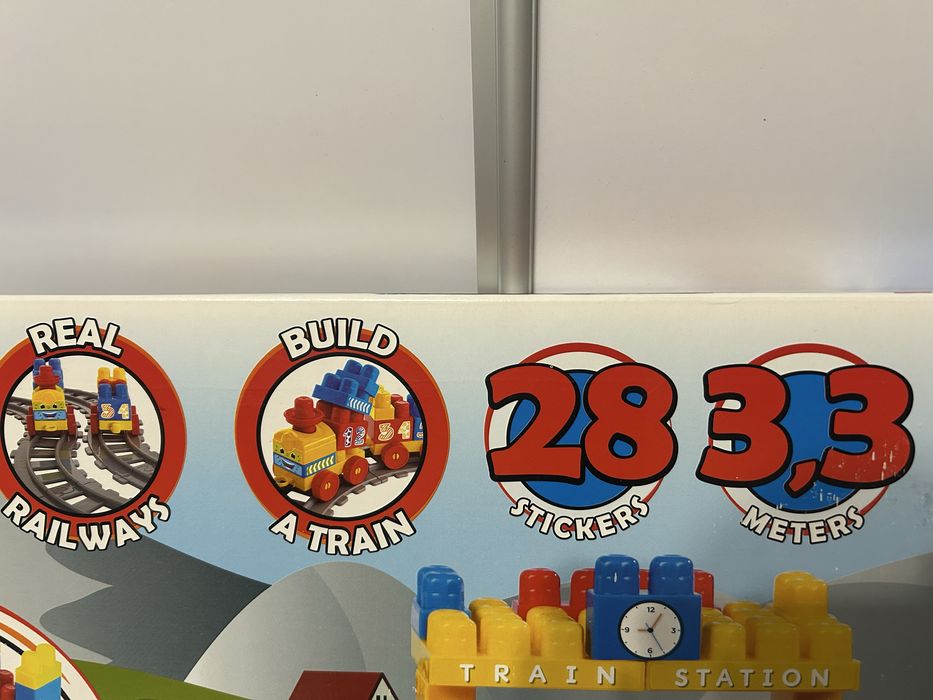 Klocki kolejka pociąg 89 elementów