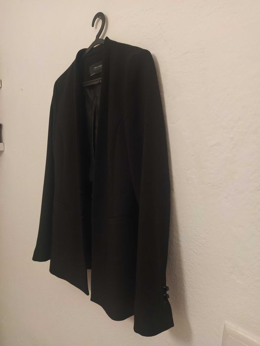 Blazer Preto Básico Zara