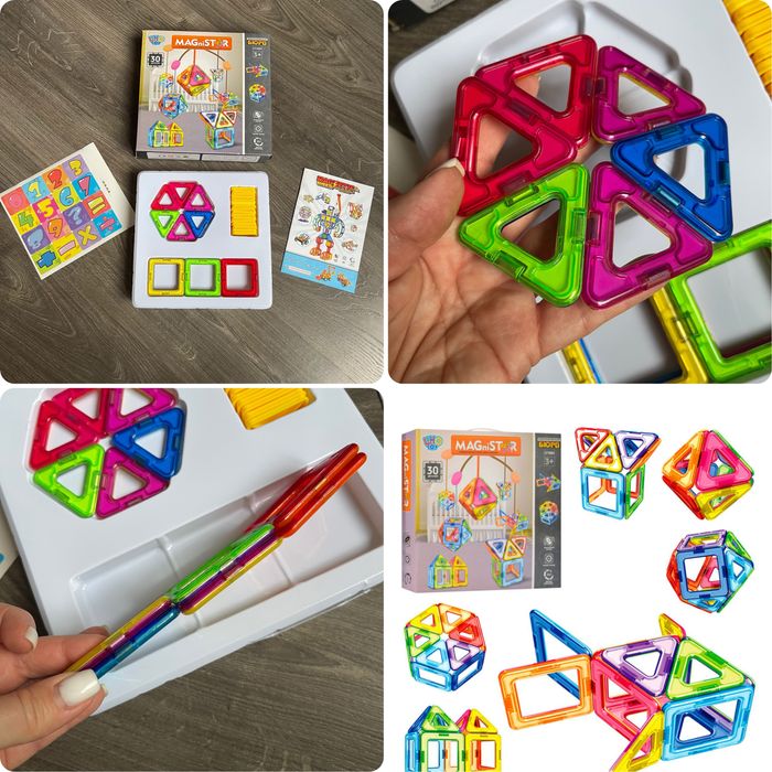 Магнітний Конструктор Пазли Мозаіка Lego