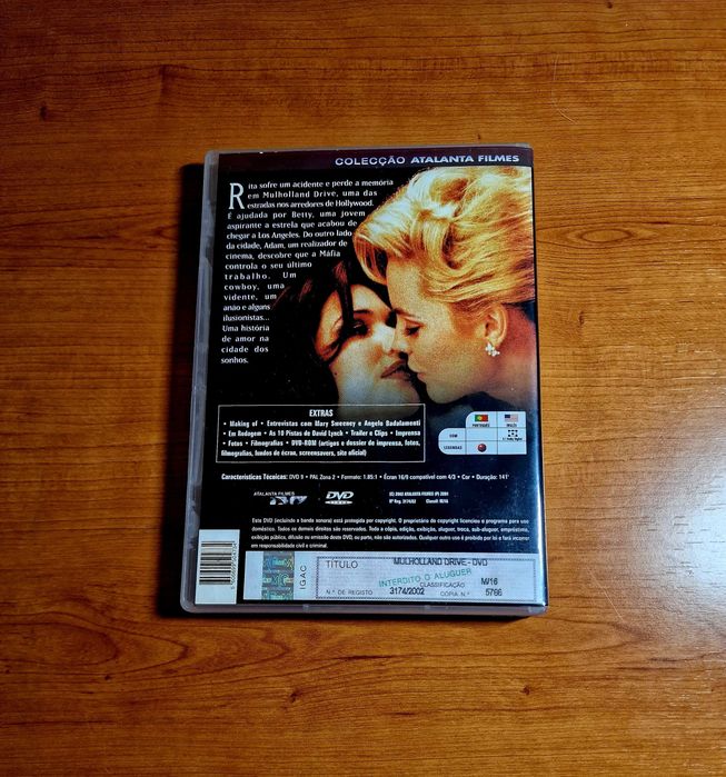 MULHOLLAND DRIVE (David Lynch) Naomi Watts/Laura Harring/Justin Therou