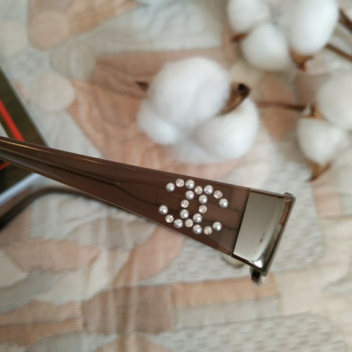 Chanel 2118 c.108 gunmetal olive прямокутні окуляри 50-16 135