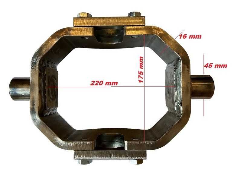 Siłownik przyczepy z kołyską do 14 ton wysuw 1850 mm