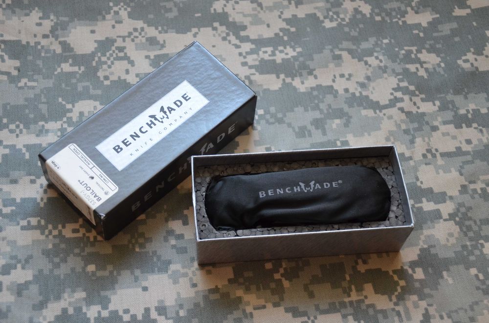 Składany nóż Benchmade 537GY-1 Bailout z klipsem