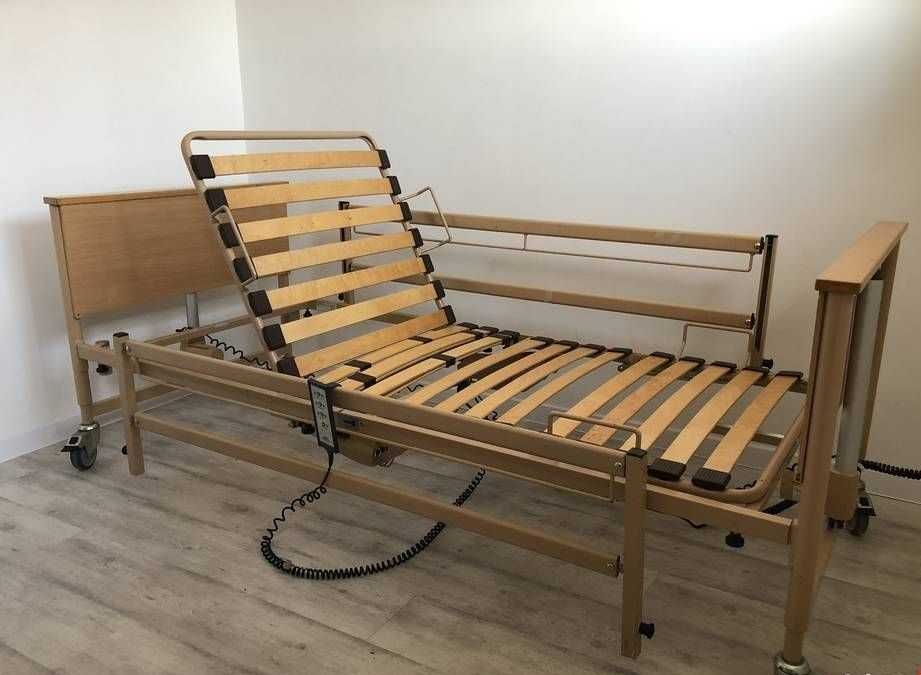 Łóżko rehabilitacyjne elektryczne dla seniora +WYSIĘGNIK+ NOWY MATERAC