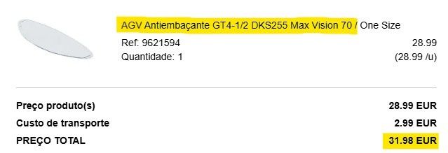 AGV K1S, branco L