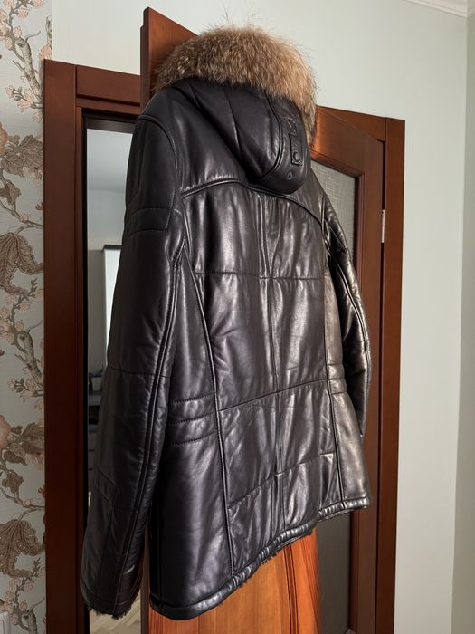 Шкіряна дублянка на овчині Dolmany