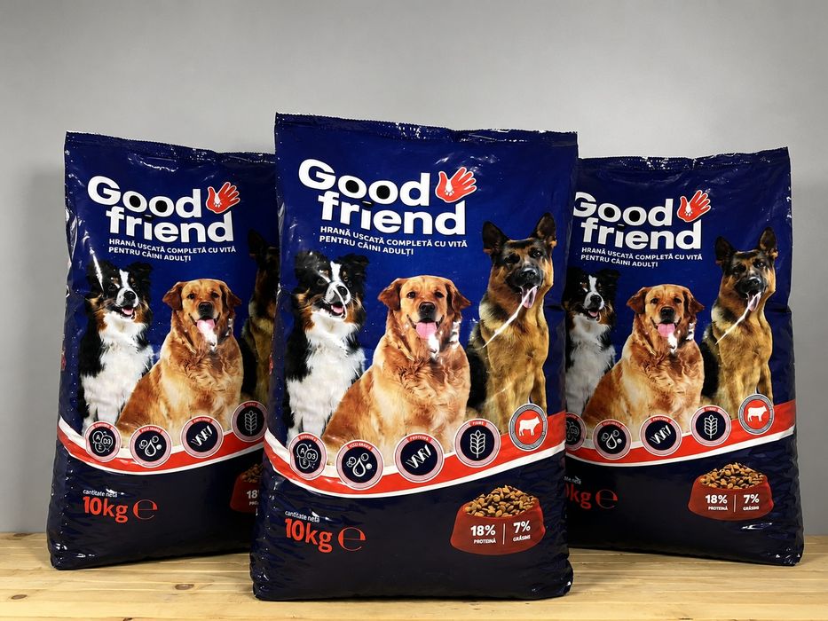 АКЦІЯ! 30 кг Сухий корм для всіх порід собак Good Friend зі смаком Яловичина !