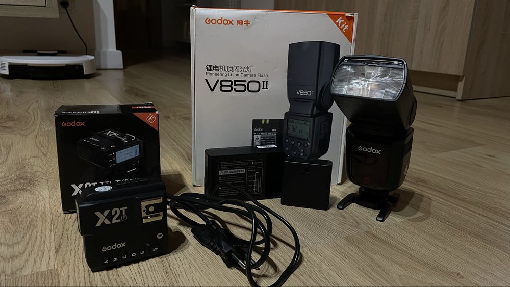 Спалах Fujifilm Godox V850 2 + X2t безпровідний trigger