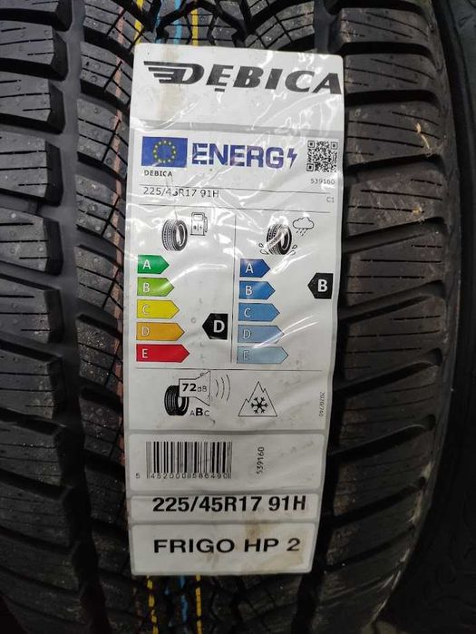 225/45R17 Dębica Frigo HP2 cztery nowe opony zimowe