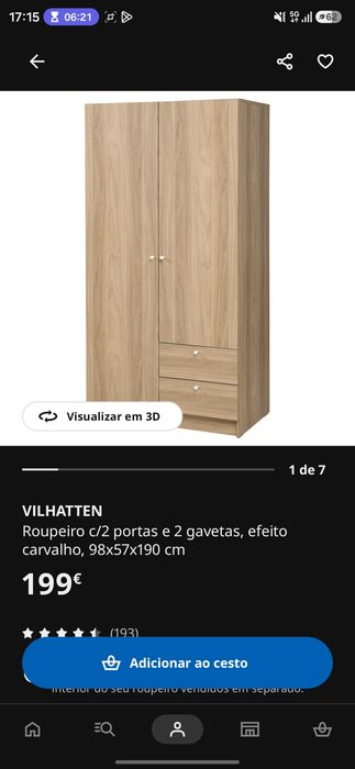 Roupeiro de Casal IKEA