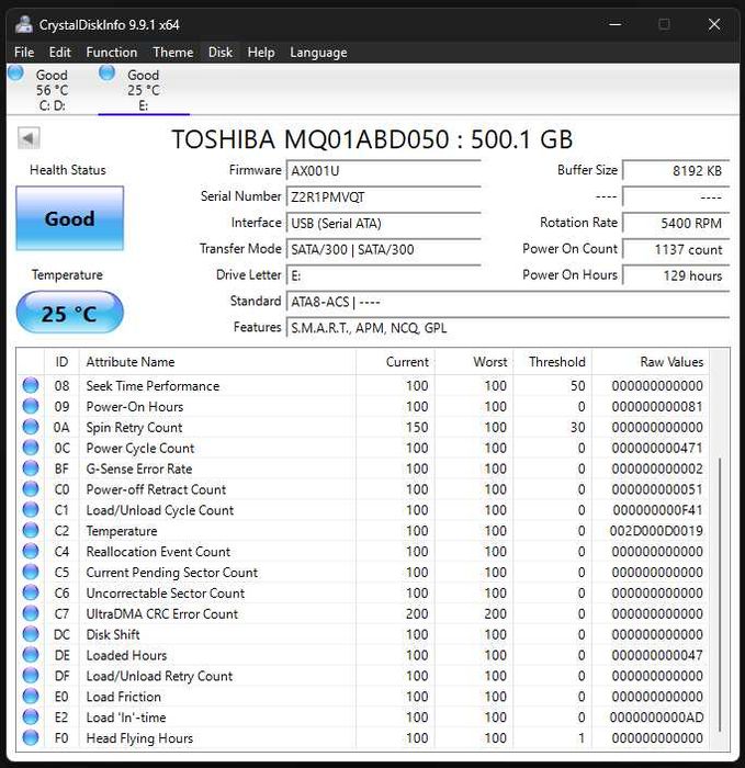 Disco Externo Toshiba Canvio Basics 500GB (USB 3.0)