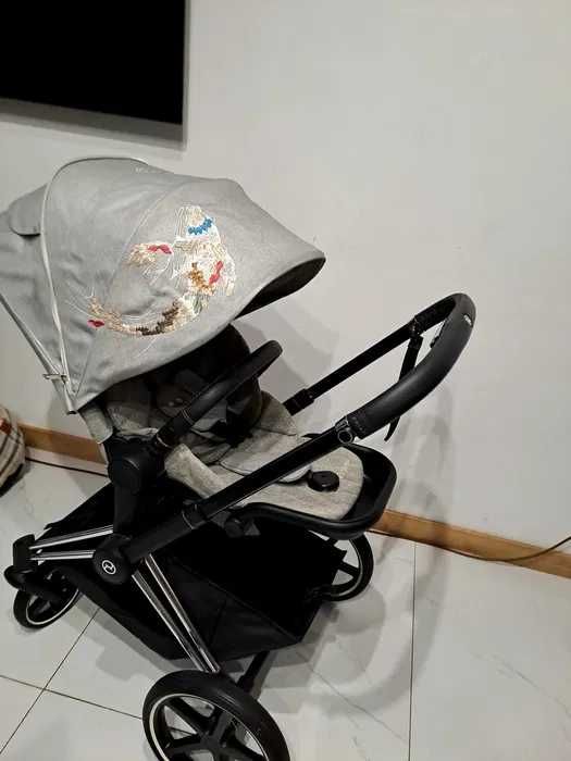 Cybex priam 4.0 Fotelik cybex cloud z Rozkladany b.dobry stan Nowy koszyk