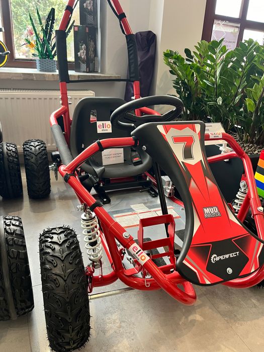 Promocja ! Gokart spalinowy MUD MONSTER czerwony