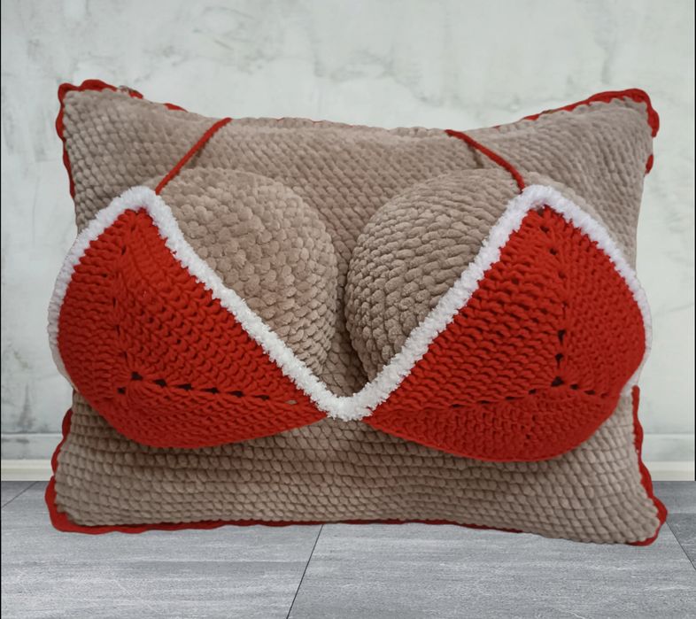 Подушка груди, подарунок для чоловіків, подушка грудь