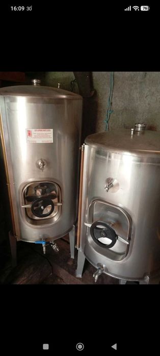 Cubas em inox e posseiro