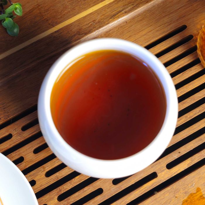 Тізан з молодих фруктових листів • ферментований трав'яний чай • 100г