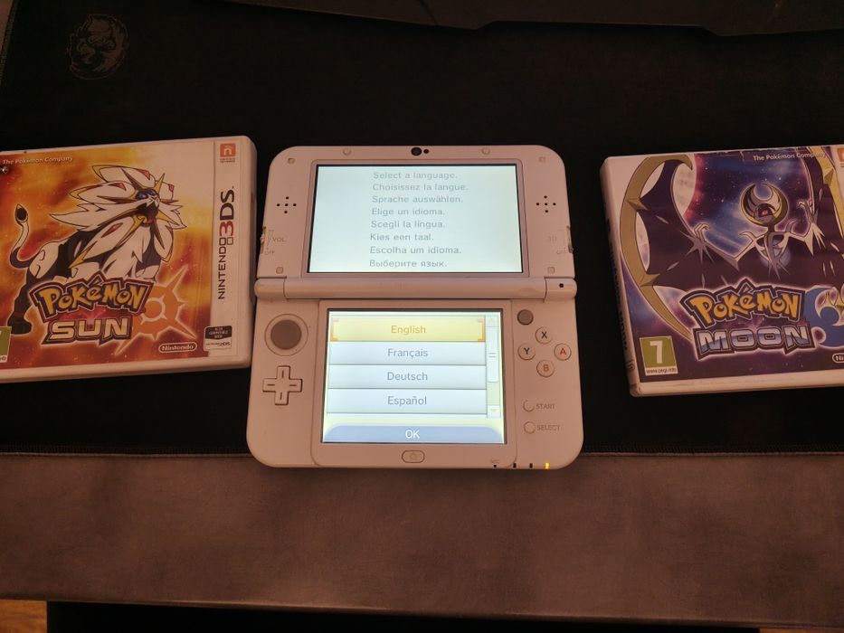 Konsola Nintendo New 3ds XL + 2 gry Pokemon