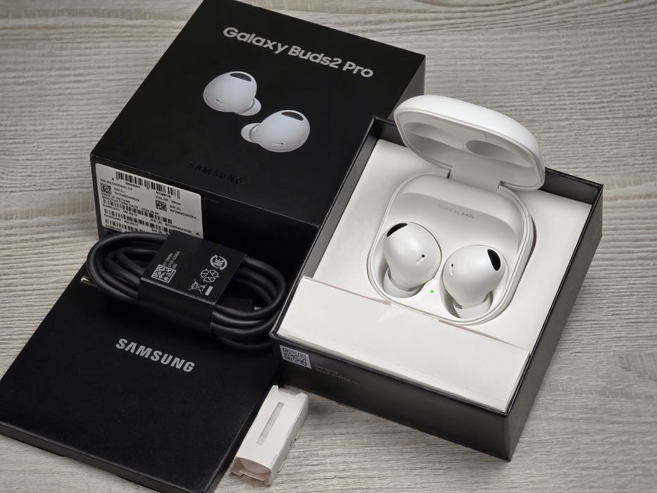 Бездротові навушники Samsung Galaxy Buds2 Pro White (SM-R510)•ОРИГІНАЛ