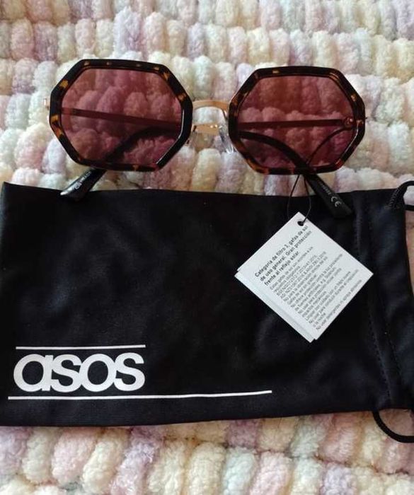 ASOS/Ekskluzywne okulary przeciwsłoneczne  z Londynu, NOWE