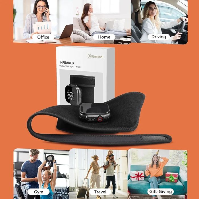 Універсальний масажер для ніг, рук та шиї з обігрівом.