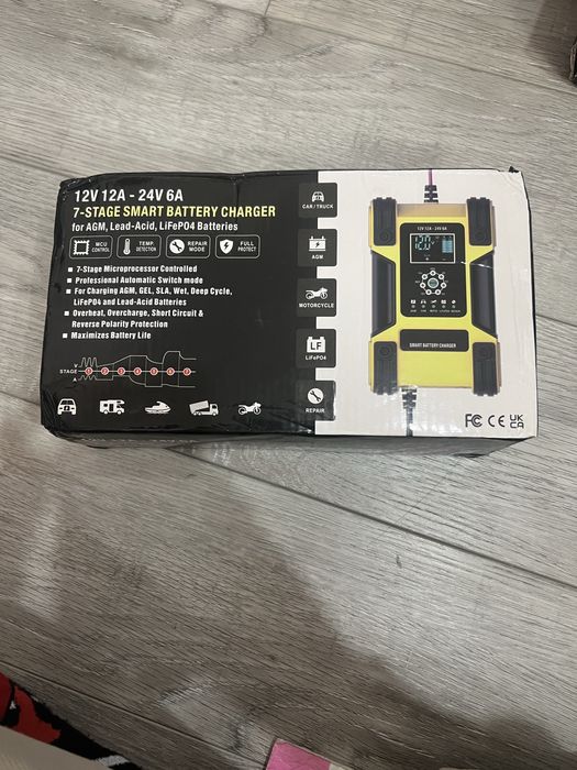 Інтелектуальний автоматичний 7-ступеневий імпульсний зарядний