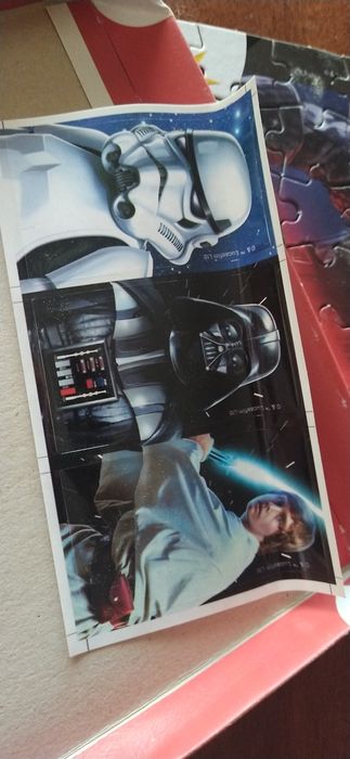 Puzzle star wars com 56 peças