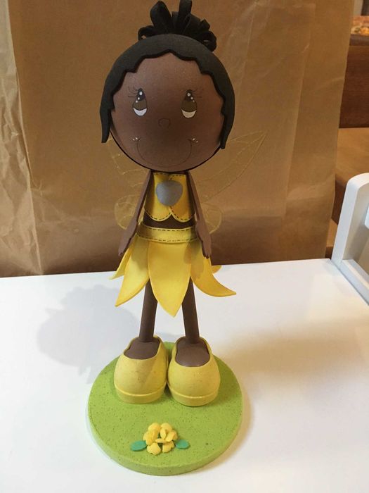 Boneca Fada Iridessa em EVA - manualidades