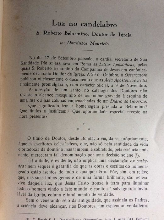 Brotéria. Revista contemporânea. de cultura,1932. Ver sumário.