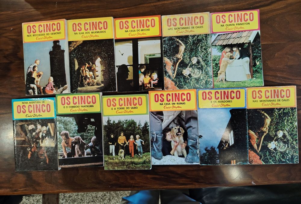 Coleção "Os Cinco" de Enid Blyton