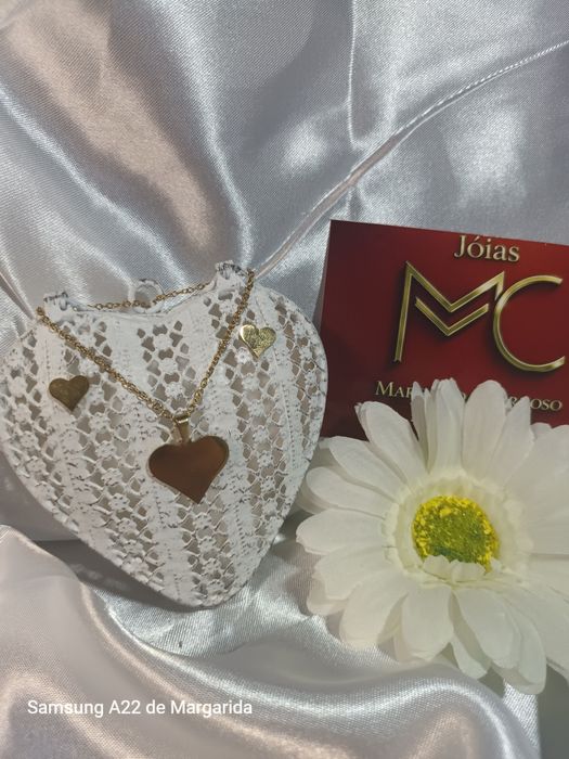 Conjunto de colar +brincos