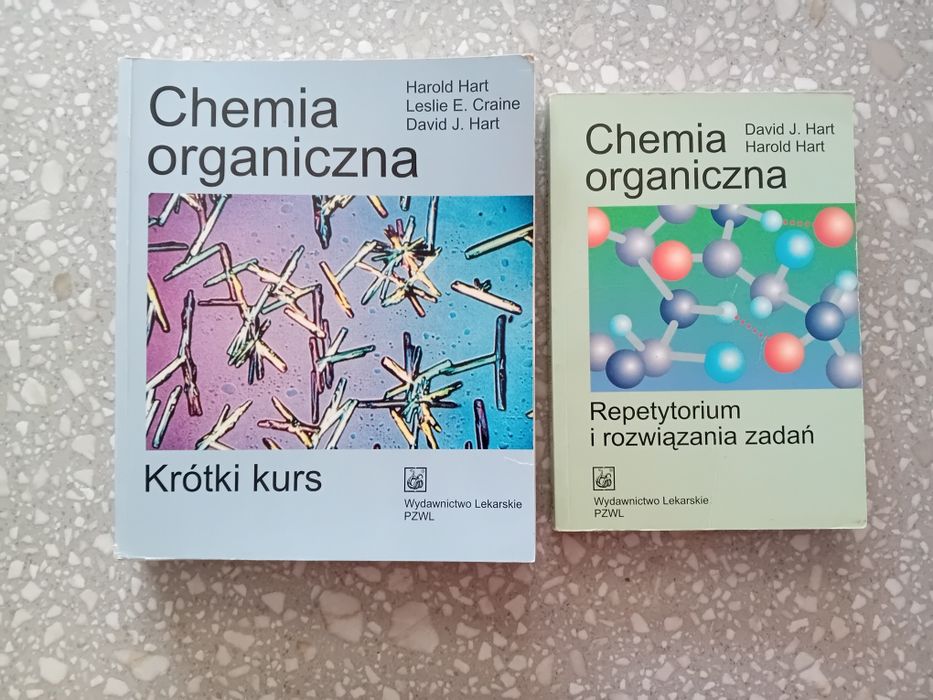 Hart Chemia organiczna Krótki kurs + Repetytorium i rozwiązania zadań PZWL