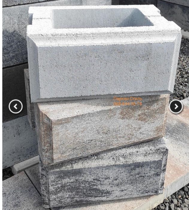 Блоки на паркан, огорожу, великий асортимент