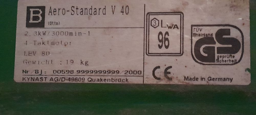 Бензогазонокосарка Аеро по запчастинах