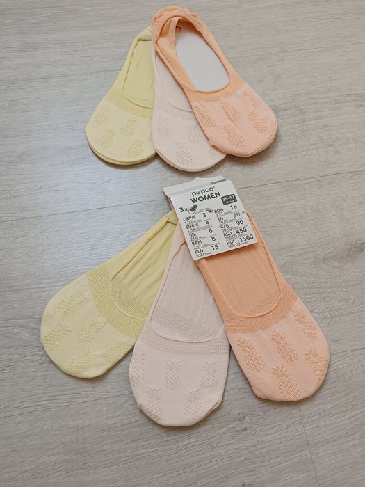 Nowe skarpetki stopki damskie 39-42