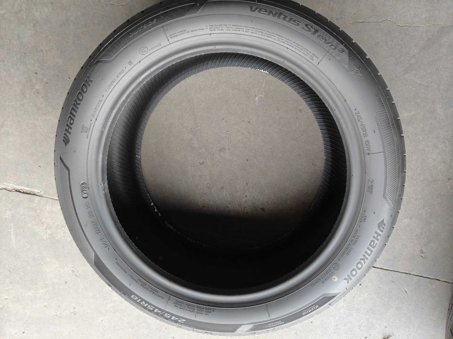 R18 245 45 шини літні 25рік Hankook Ventus S1 Evo3 ідеальний стан